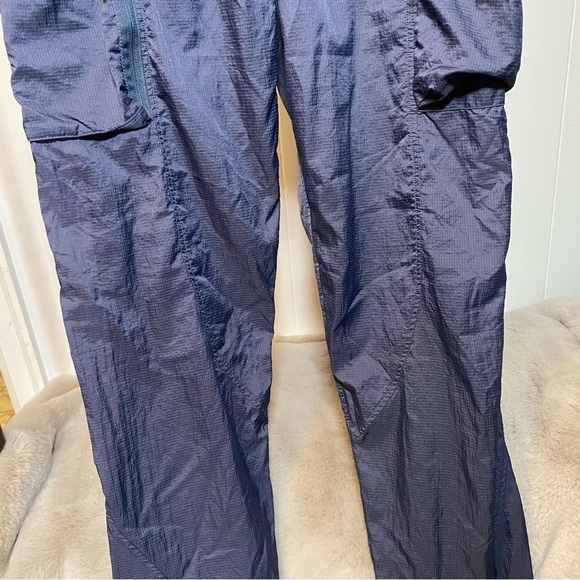 Outdoor Voices Windbreaker Pant BreakLite Blue Packable Blue Cargo Joggers Nylon - Picture 4 of 9